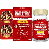 Amazon | 【日本製】SUPER OMEGA 3 KRILL OIL 2000mg｜高配合 クリル